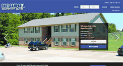 Desktop Screenshot of fortcampbellapartmentguide.com
